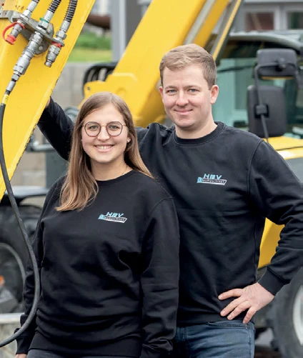 Das Team von HBV Baumaschinen